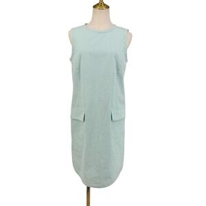 Brooks Brothers Shift Dress Coastal Southern Old Money 8 Retro Chic Green